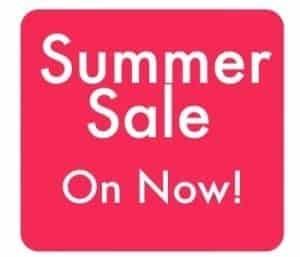 Summer Sale Advert in Pink